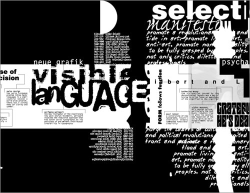 typographic timeline