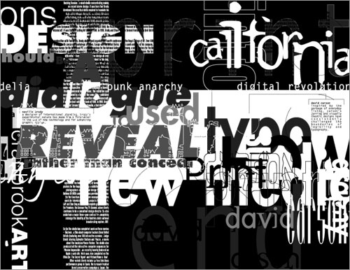 typographic timeline